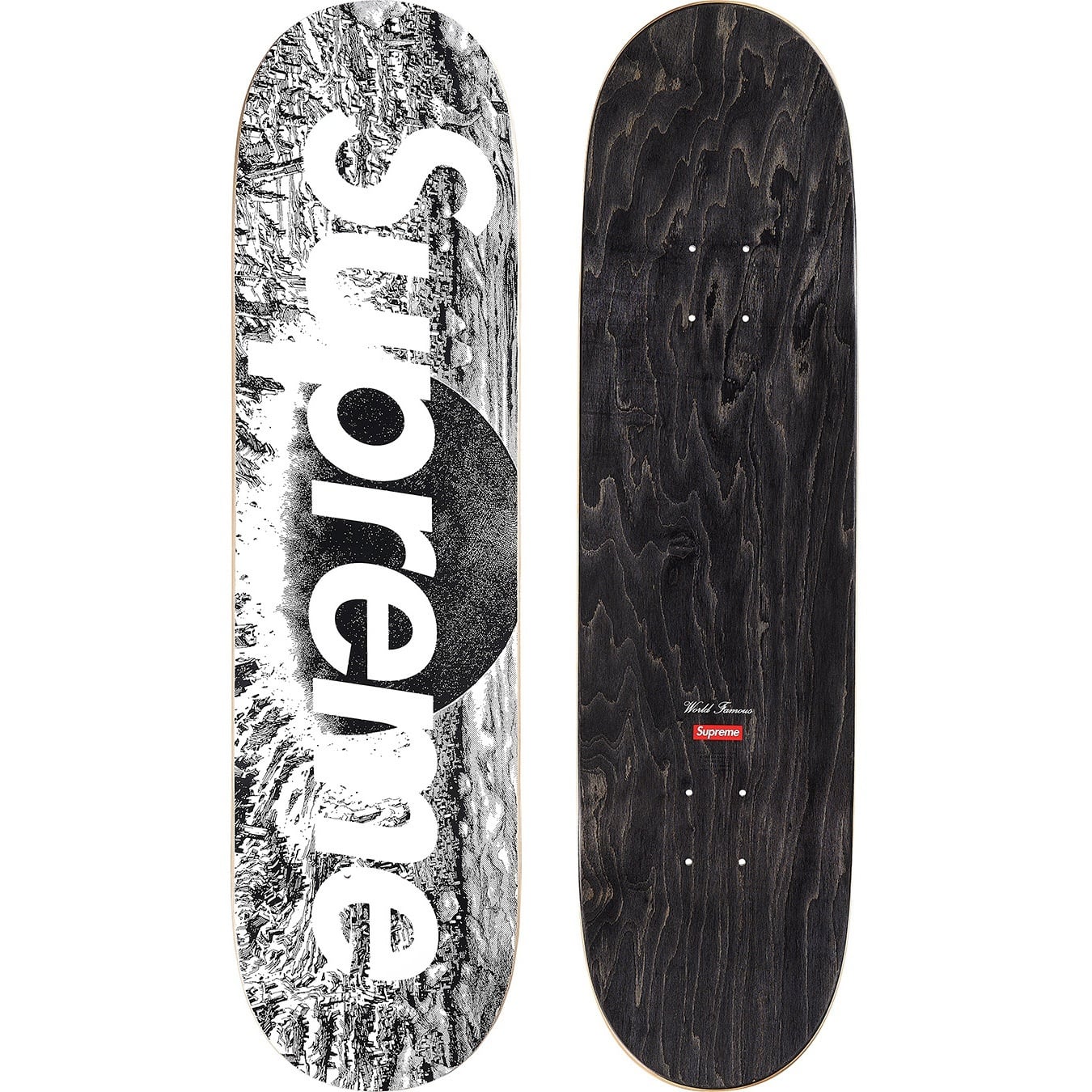 AKIRA/Supreme Neo-Tokyo Skateboard view 3